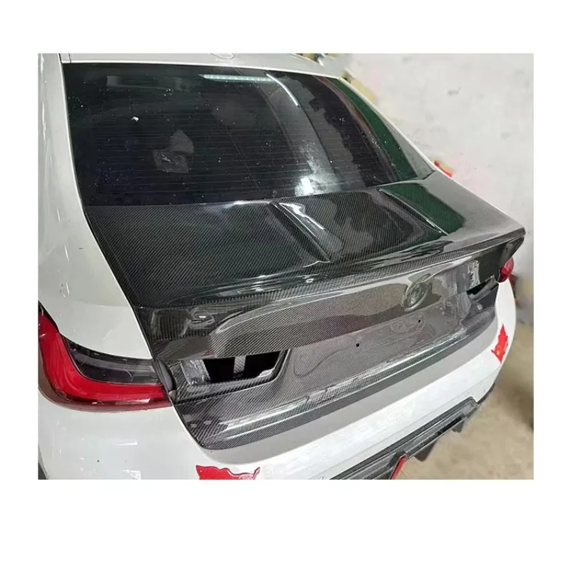 G80  G20 G28  M3 Carbon Fiber Tailgate Cover 330i M340i M Sports Sedan  2019-2024 CSL Type Carbon Fiber Rear Trunk Lid